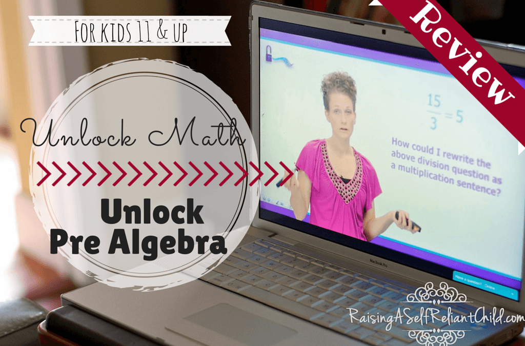 UnLock Math Review Homeschool Pre Algebra