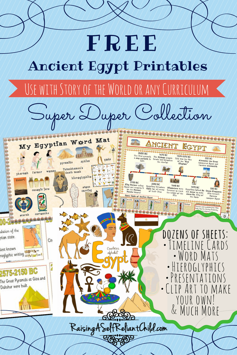 Free Printables Ancient Egypt Homeschool Resources