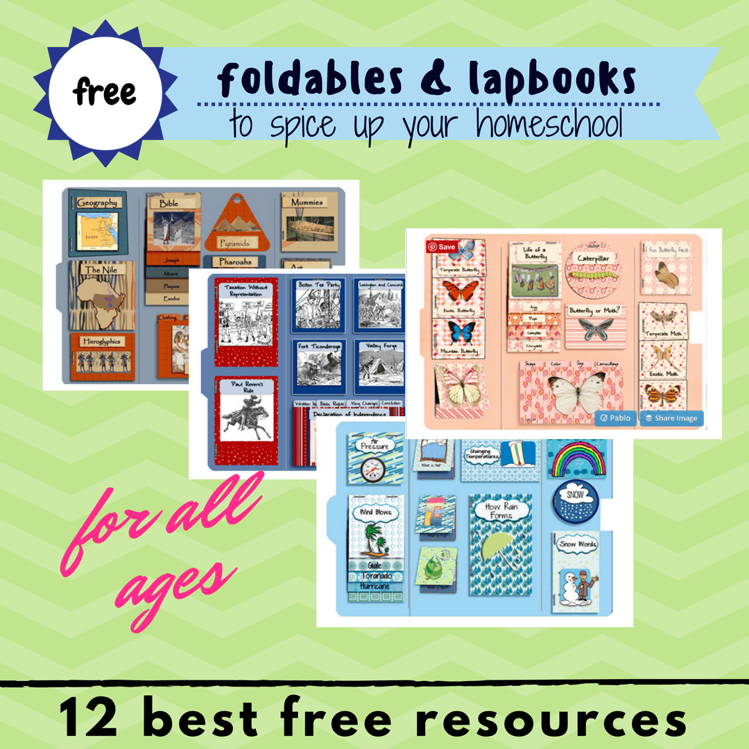 Best 12 Free Foldables & Lapbooks Printables for Homeschooling